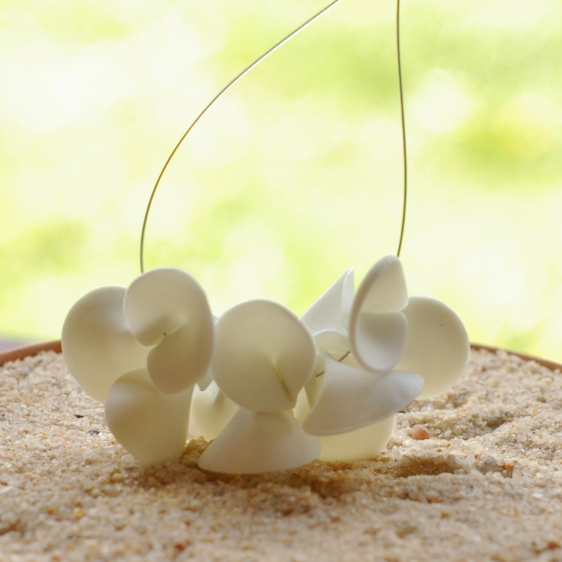 colored porcelain beads